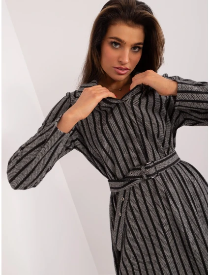 Šaty LK SK 509479.41 tmavo šedé