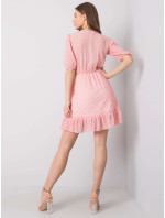 SUBLEVEL Ružové šaty s bodkami