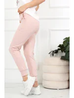 Dámské teplákové kalhoty OFF PINK Dámské teplákové kalhoty OFF PINK