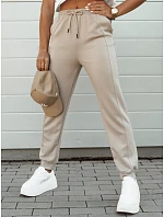 Dámské tepláky SMILL beige FashionStreet UY2112 Dámské tepláky SMILL beige FashionStreet UY2112