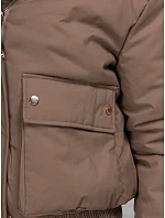 Dámská krátká zimní bunda s kožešinou Fango FashionStreet TY5997 Dámská krátká zimní bunda s kožešinou Fango FashionStreet TY5997