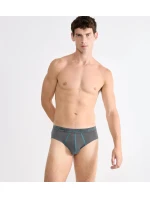 Pánske nohavičky Start Midi C2P box - HNEDÁ - SVETLÁ KOMBINÁCIA - čierna a sivá M003 - SLOGGI