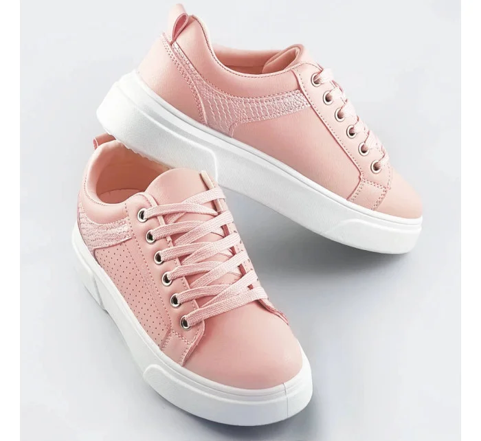 Ružové dámske športové topánky (S221)