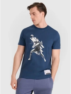 Pánske volejbalové tričko s potlačou 4F 4FRAW25TTSHM3237-46S pánske