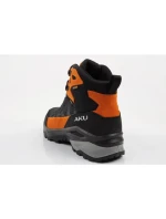 Aku pánska treková športová obuv Adapta Gore-tex kožená čierna oranžová