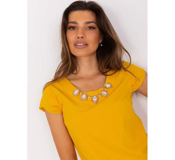 Blúzka LK BZ 505783 2.01P tmavo žltá
