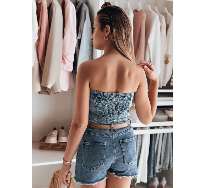 Dámský top modrý model 21988237 - Dstreet