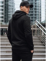 Pánská zateplená mikina s potiskem černá Dstreet model 21992994 - FashionStreet Pánská zateplená mikina s potiskem černá Dstreet model 21992994 - FashionStreet