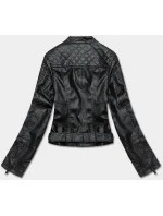 Ramones so stojanom, čierna ekokoža (AX-805)