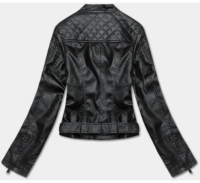 Ramones so stojanom, čierna ekokoža (AX-805)