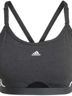 Podprsenka Adidas Aeroreact Training Light-Support 3-Stripes Bra W HC7870