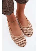 Dámské sandály s pleteným vzorem Camel model 22125684 - Boto