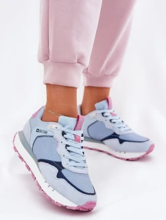 Dámska semišová športová obuv Big Star HI-POLY SYSTEM - modrá