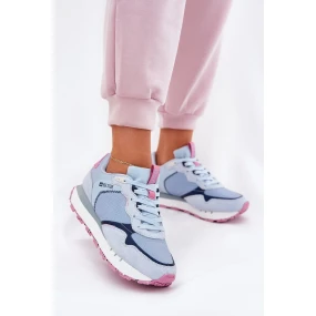 Dámské semišové sportovní boty Big Star HI-POLY SYSTEM – modré