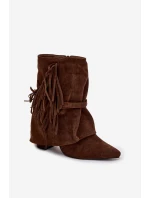 Topánky na podpätku model 221130 Step in style