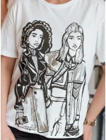 Dámské tričko bílé Dstreet model 21977057 - FashionStreet Dámské tričko bílé Dstreet model 21977057 - FashionStreet