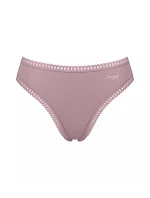 SLOGGI GO CRUSH - 3× vysoko strihané tangá z organickej bavlny Sloggi