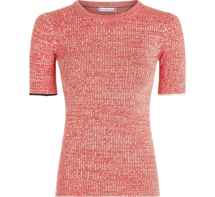 TOMMY HILFIGER DÁMSKY SVETER S KRÁTKYM RUKÁVOM TOMMY HILFIGER DÁMSKY SVETER S KRÁTKYM RUKÁVOM