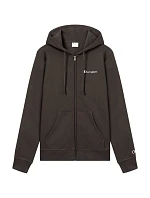 Bluza męska Champion Hooded Full Zip Sweatshirt brązowy 221794 GS509 pánské