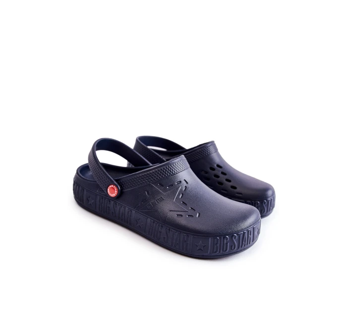 Pánské lehké pantofle Big Star model 21593899 Námořnická modrá - Big Star Shoes