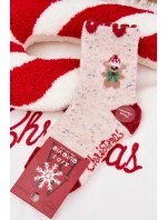 Dětské vánoční ponožky S Medvídkem A  Béžové model 21786792 - Aura.via