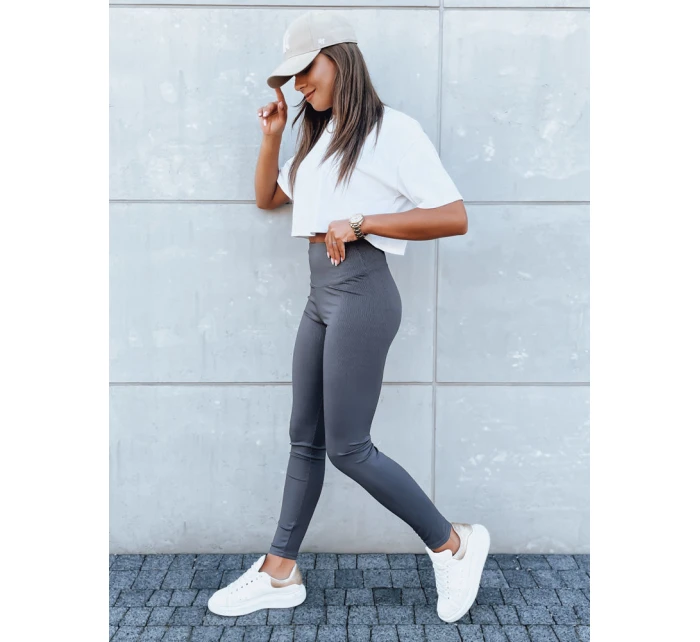 Dámské legíny LOOK ME šedé Dstreet model 21970779 - FashionStreet