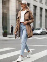 Dámská přechodná bunda parka béžová Dstreet model 21974366 - FashionStreet