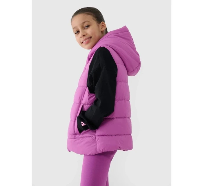 Dívčí rukávy bez rukávů se syntetickou výplní model 21436178 - 4F Dívčí rukávy bez rukávů se syntetickou výplní model 21436178 - 4F