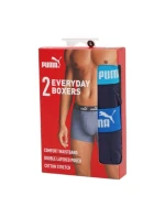Pánske boxerky Puma 2-Pack námornícka modrá pohodlná bavlna Pánske boxerky Puma 2-Pack námornícka modrá pohodlná bavlna