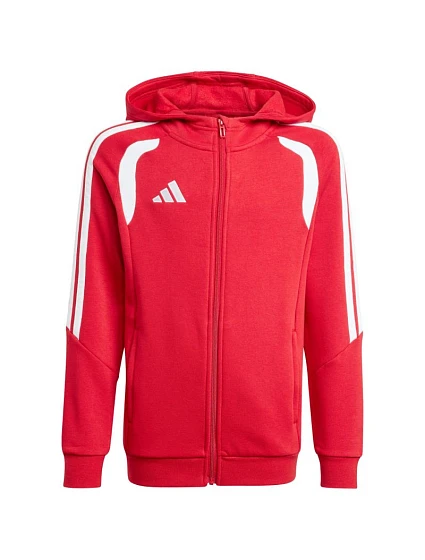 Dětská mikina Tiro 26 League Sweat Full Zip Hoodie červená model 21870527 - ADIDAS