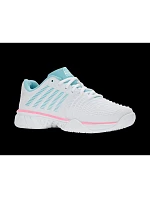 Tenisky K-swiss EXPRSLIGHT3 HB PADEL WHITE/SOFT NEON BLUE/BUBLE GUM-M (98900-146-M)
