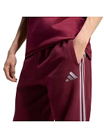 Pánské kalhoty Essentials 3Stripes Fleece Tapered Cuffed v barvě bordó model 22403387 - ADIDAS Pánské kalhoty Essentials 3Stripes Fleece Tapered Cuffed v barvě bordó model 22403387 - ADIDAS