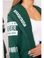 Zelená bez rukávů Zelená bez rukávů