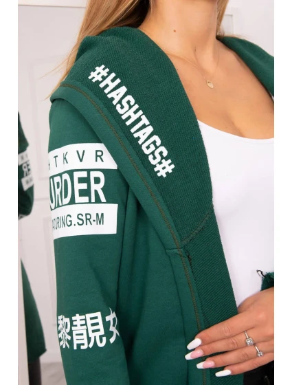 Zelená bez rukávů Zelená bez rukávů