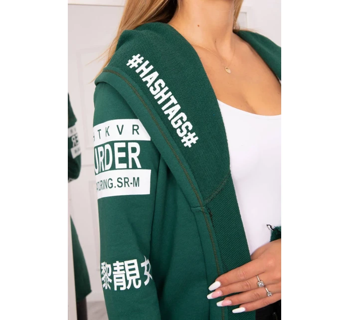 Zelená bez rukávů Zelená bez rukávů