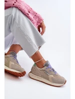 Sneakersy Damskie Na Platformie Memory Foam System Big Star NN274681 Beżowe Sneakersy Damskie Na Platformie Memory Foam System Big Star NN274681 Beżowe