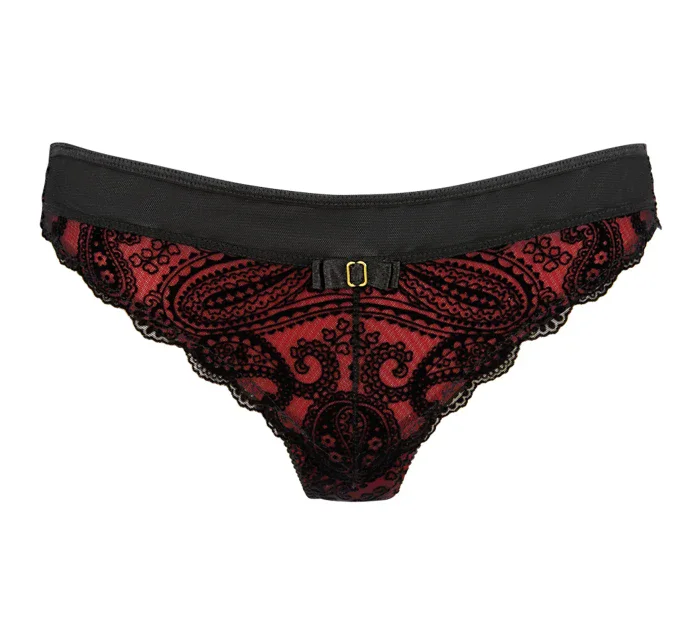 Tangá V-10048 čierna/červená - Axami Tangá V-10048 čierna/červená - Axami