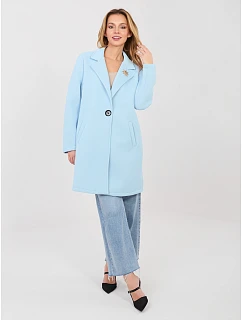 Dámsky kabát IT EN FL8153 1.06 light blue - Rue Paris