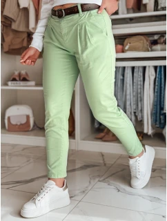 Dámské kalhoty chinos s páskem mint Dstreet model 21987173 - FashionStreet