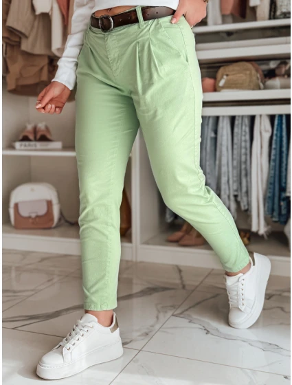 Dámské kalhoty chinos s páskem mint Dstreet model 21987173 - FashionStreet
