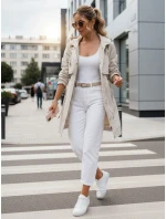 Dámská světle béžová přechodná bunda parka Dstreet model 21995940 - FashionStreet