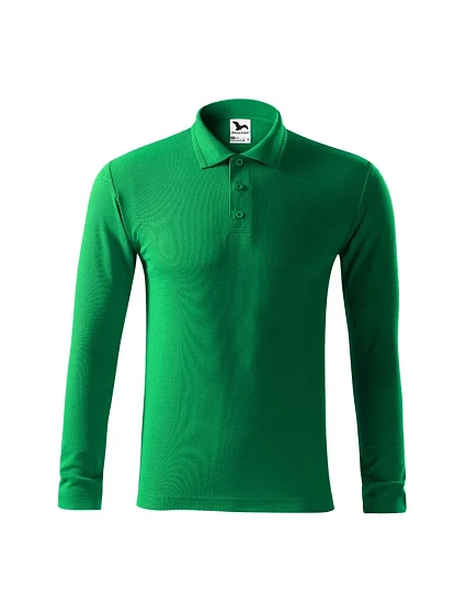 Pique Polo LS M  zelené pánské polo tričko model 19379091 - Malfini