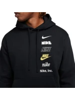 Pánska mikina Nike Club BB PO Hoodie Mlogo DX0783-010 Pánske Pánska mikina Nike Club BB PO Hoodie Mlogo DX0783-010 Pánske