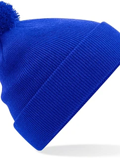 Beechfield B 426B Detská pletená čiapka s bambulou 53.426B bright royal