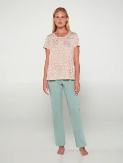 Pyžamo s dlouhými kalhotami model 19698660 - Vamp