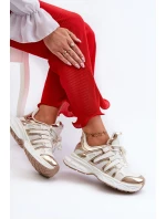 Dámské tenisky na masivní podrážce bílé model 21659040 - Boto Dámské tenisky na masivní podrážce bílé model 21659040 - Boto