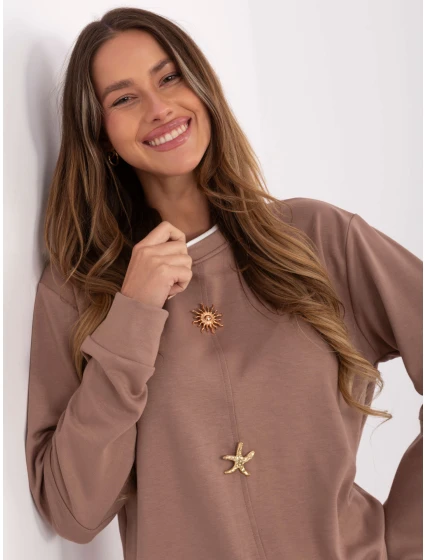 Bluza RV BL model 21717667 ciemny bezowy - FPrice