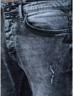Pánské tmavě šedé džínové kalhoty Dstreet model 21965791 - FashionStreet Pánské tmavě šedé džínové kalhoty Dstreet model 21965791 - FashionStreet