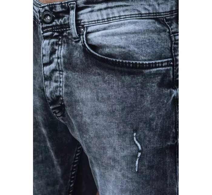 Pánské tmavě šedé džínové kalhoty Dstreet model 21965791 - FashionStreet Pánské tmavě šedé džínové kalhoty Dstreet model 21965791 - FashionStreet