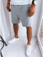 Pánské krátké teplákové šortky světle šedé Dstreet model 21969190 - FashionStreet Pánské krátké teplákové šortky světle šedé Dstreet model 21969190 - FashionStreet